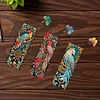 (US Local)3Pcs Special Shape Birds Diamond Painting Art Bookmark with Pendant for Books