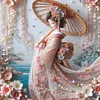 Multistyle Beaut&eacute; Japonaise - Peinture Diamant Ronde - 40 X 40 CM