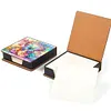 Butterfly Leather Diamond Art Note Box with 160 Sheets of Paper for Beginners