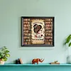 (US Local)Bookshelf Girl-14CT Stamped Cross Stitch Kit(50x45cm)