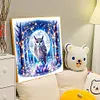 >SALE<5D DIY Full Round Drill Diamond Painting Owl Kit Home Decor Art Craft 40x40cm