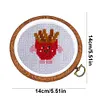 (US Local)Round Embroidery Hoops Circle Cross Stitch Hoop Ring for Quilting Stitching