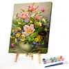（Big Size)Vase Flowers-Paint by Numbers Acrylic Painting 50*60CM