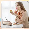 DIY Double Sided Special Shape Diamond Painting Compact Mirror Kit(Christmas Animal)