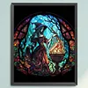 Witch - 14CT Stamped Cross Stitch - 40*50cm