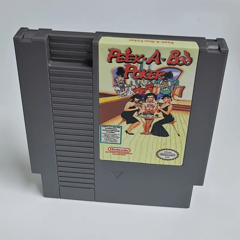 Peek-A-Boo Poker For Nintendo NES - 8 Bit Game Cartridge