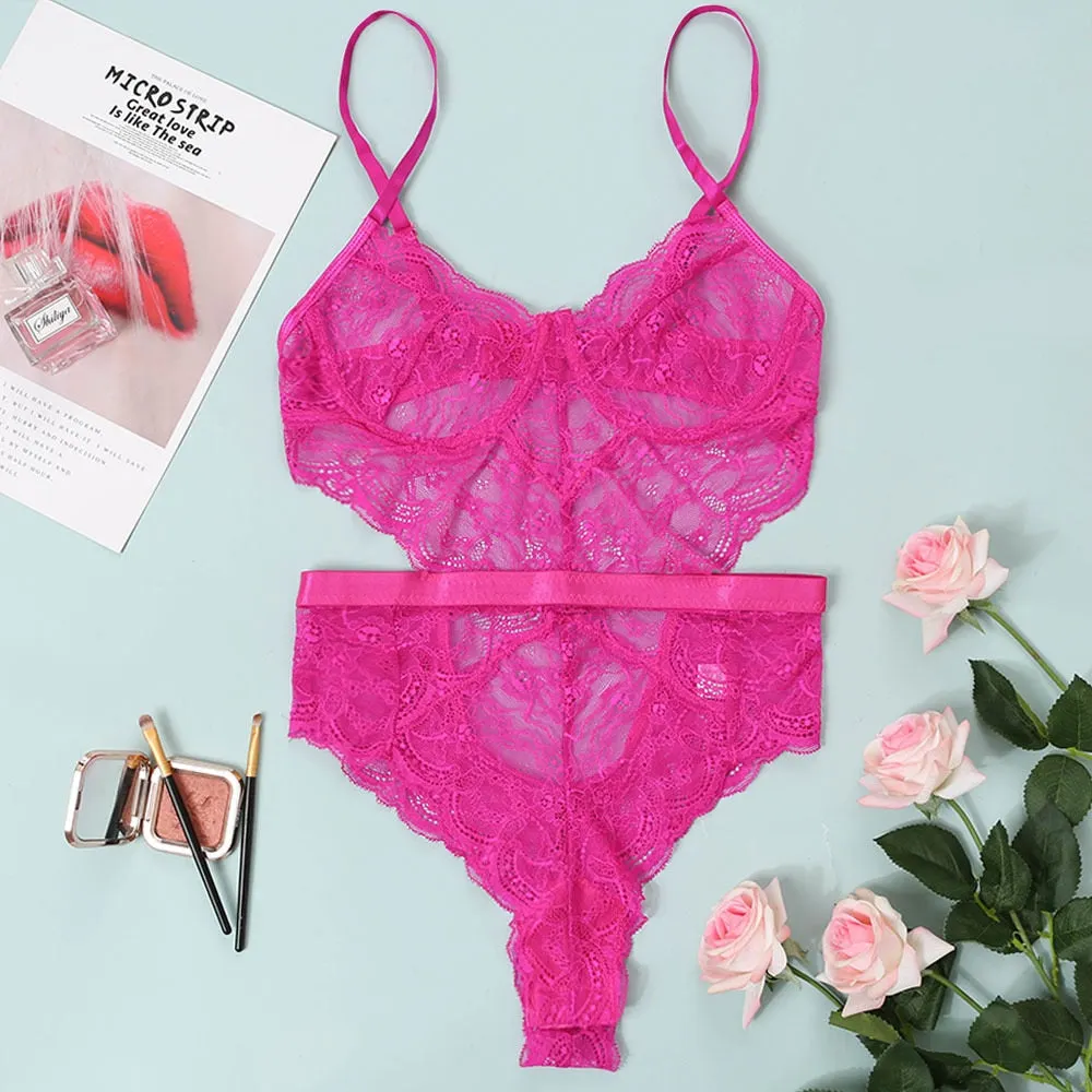 Ellolace Bodysuit Women Lace Sexy Body for Women Backless Overalls For Women Catsuit Women's Body Sexy Rompers Body Suit