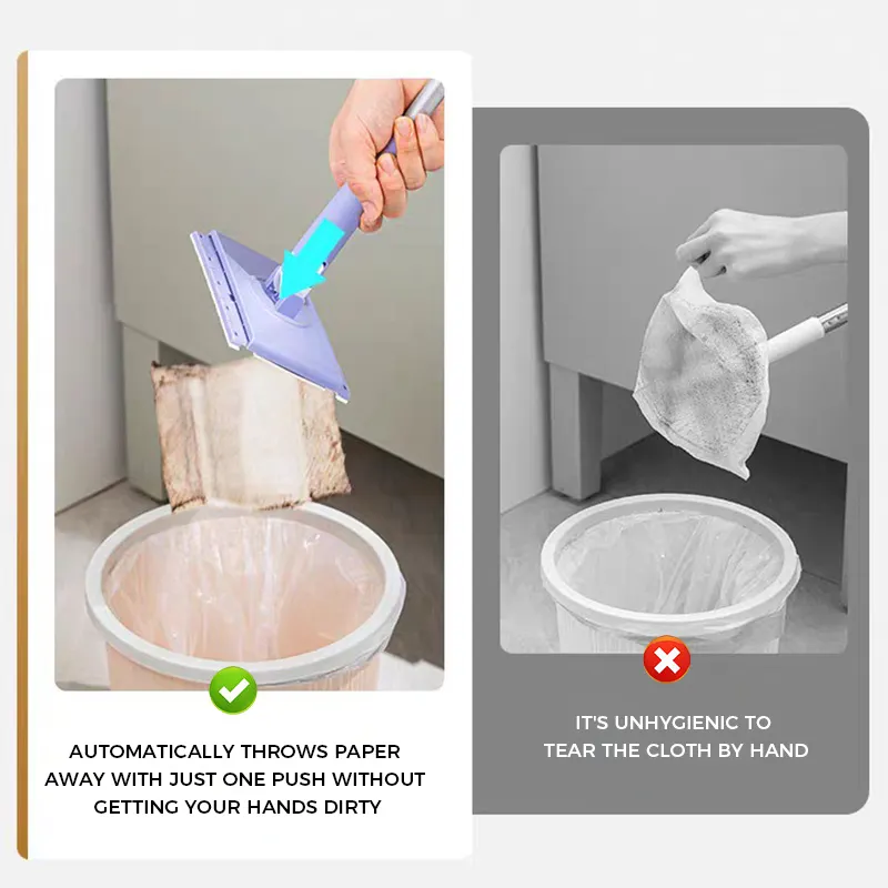 SAKER&reg; Automatic Cloth Changing Mini Mop