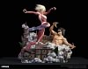 Female Titan battles the Attack Titan - Attack On Titan Resin Statue - CHIKARA Studios