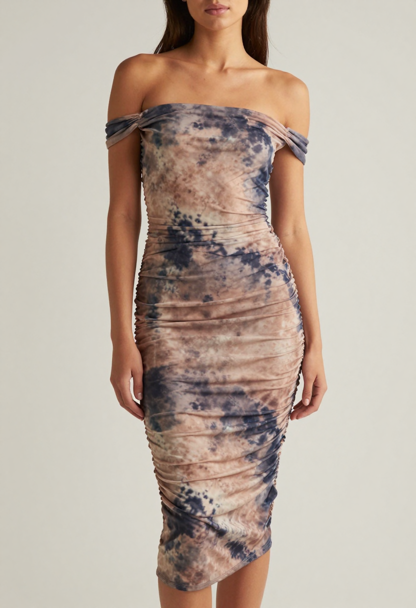 fitted bodycon dress MAXIMA GOWN - FITTED SATIN & LACE BODYCON DRESS