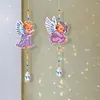 2pcs Crystal Light Catcher Diamond Painting Angel Suncatcher Hanging Kits