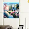 Diamond Painting-DIY Full Round Drill Reed Lakeside Cottage
