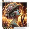 Diamond Painting-DIY Crystal Rhinestone Beautiful Lady