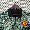 2024/2025 Manchester United Reversible Windbreaker Black-Green Soccer Jersey 1:1 Thai Quality