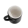 Heart-Shaped Color Changing Cup with Love Handle Heat Colors Change Beverage Cups Multi-Purpose Funny Color Changing Coffee Cup for Valentines Day/Anniversary/Wedding/Proposal