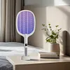 Bug Zapper Racket 2 in 1 Electric Fly Swatter Mosquito Killer for Indoor Outdoor