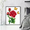 Flower - 9CT Partial Beaded Cross Stitch Kit(30x35cm)
