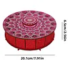 DIY Wooden Diamond Art Painting Storage Box Kit with Rotate Lid Diamond Art Painting Holder Box for Adults Beginners Home Office Decor