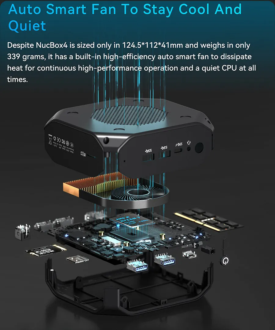 AMD Ryzen 7 3750H Mini PC NucBox4