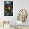Diamond Painting -DIY Round Drill Forest Animals(40X70CM)