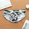 Men's Low Waist Camouflage U Bulge Pouch Briefs