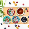 6pcs/set Wooden Diamond Painting Coaster Set