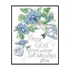 Letter Flower-11CT Counted Cross Stitch Kit(22*28cm)