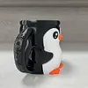 Cute Penguin Cow Leak Proo Ice Cream Pint Containers for Gathering Party Picnic