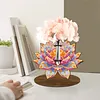Vase lotus En Bois-Ornement De Bricolage