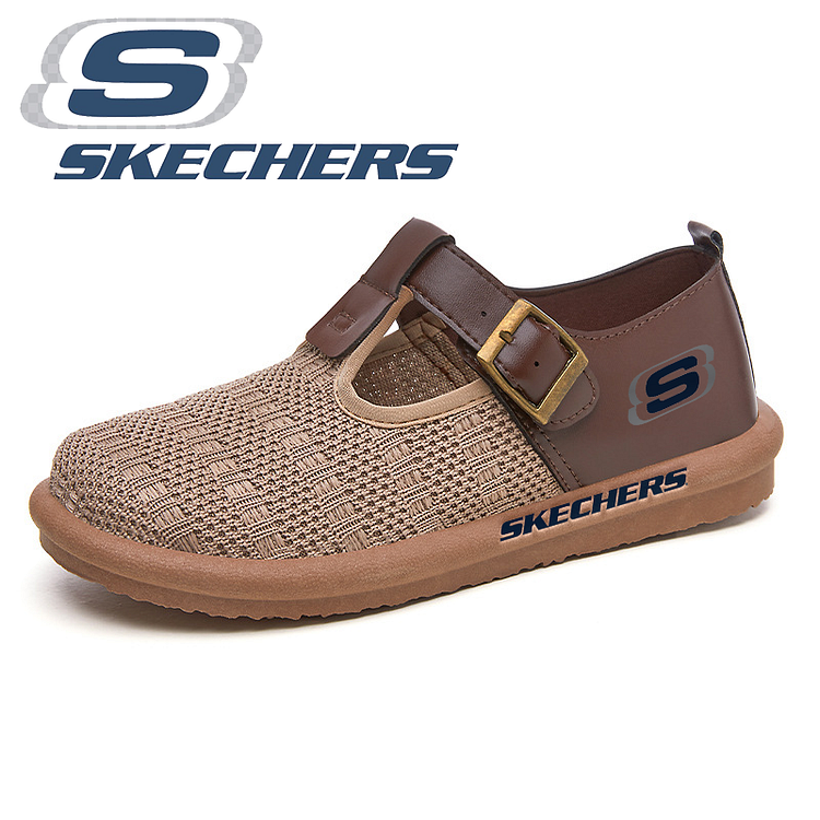 SKECHERS&reg; d&aacute;msk&eacute; ortopedick&eacute; pohodln&eacute; boty z telec&iacute; kůže a s&iacute;ťoviny｜Protiskluzov&aacute; měkk&aacute; podr&aacute;žka.