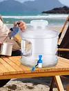 7.5L Drinking Water Bucket with Faucet Large Capacity for Self-Driving Tour