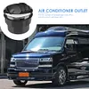 75mm A/C Air Vent Universal Air Conditioning Outlet with Chrome for RV Bus