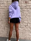Solid Long Sleeve Warm Hoodies&Sweatshirts Tops
