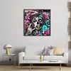 Skull Girl-11CT Stamped Cross Stitch 40*40cm/15.75*15.75in