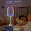 Bug Zapper Racket 2 in 1 Electric Fly Swatter Mosquito Killer for Indoor Outdoor