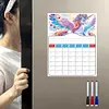 DIY Special Shaped Colorful Pattern 5D DIY Diamond Art Monthly Planner Kits