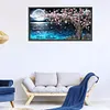 （Big Size）Peach Tree Moon-Full Round Diamond Painting 80*40cm