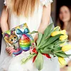 6Pcs Easter Cats - 5D DIY Craft Greeting Card