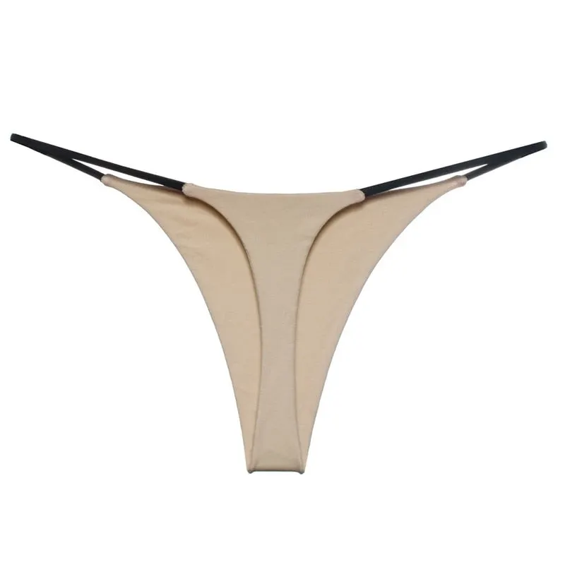 Comfort Breathable Seamless Thong Lingerie Sexy Low Waist Panties Women G Strings Fashion Leopard Intimates Underwear Christmas