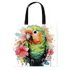 Parrot-11CT DIY Stamped Cross Stitch Shopping Bag 40*40cm/15.75*15.75in