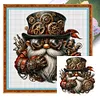 Steampunk Mechanical Goblin-11CT Stamped Cross Stitch 50*50cm/19.69*19.69in
