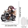 【Limited Stock Sale】DIY Girl Riding Motorcycle-Diamond Painting Ornaments（Single-Sided)