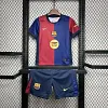 2024/2025 Kids Size Barcelona Home Football Shirt 1:1 Thai Quality(Big Sponsor)
