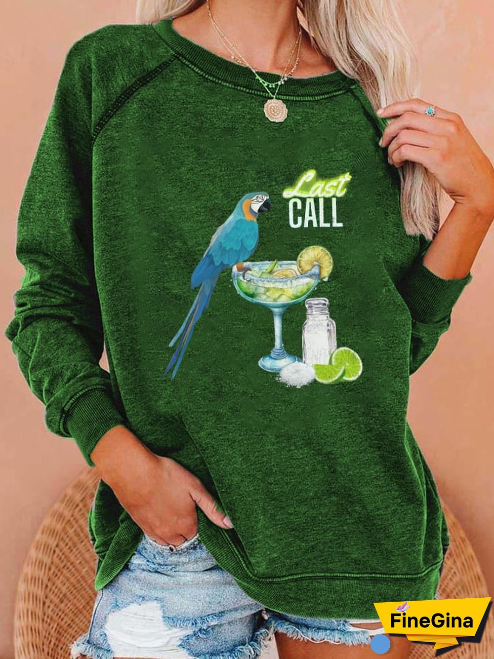 Women's Beach Lover Casual Sweatshirt