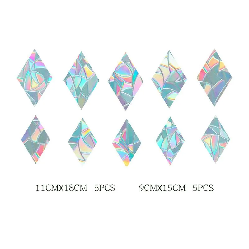 1pcs Lotus Window Decor Film Electrostatic Glass Sticker Rainbow Prism Decals Living Room Bathroom Balcony Decoration