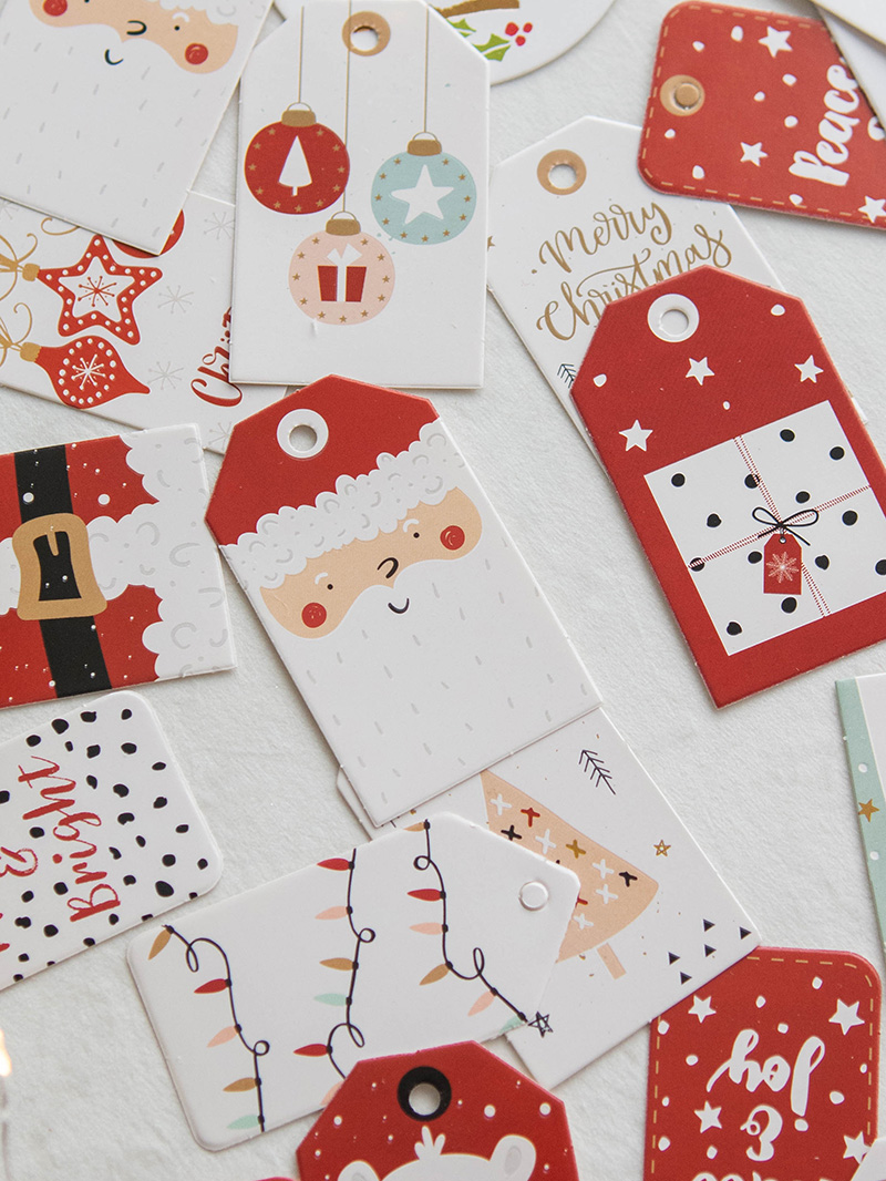 "Hromeo Deluxe Christmas Ornament Cards and Wish Card Gift Box Set"