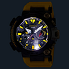 Zegarek męski Casio FROGMAN MRG-BF1000E-1A9 Ż&oacute;łty Dura Soft Viton Strap