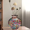DIY Diamond Painting Crafts Double-sided Rhinestone Vase for Flower Arrangement