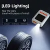 Tire Inflator 120 PSI Portable Air Compressor with LED Light Cordless Bike Pump