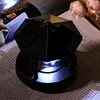 Solar Power LED Light Rotating Lighthouse Landscape Lamp Garden Decoration